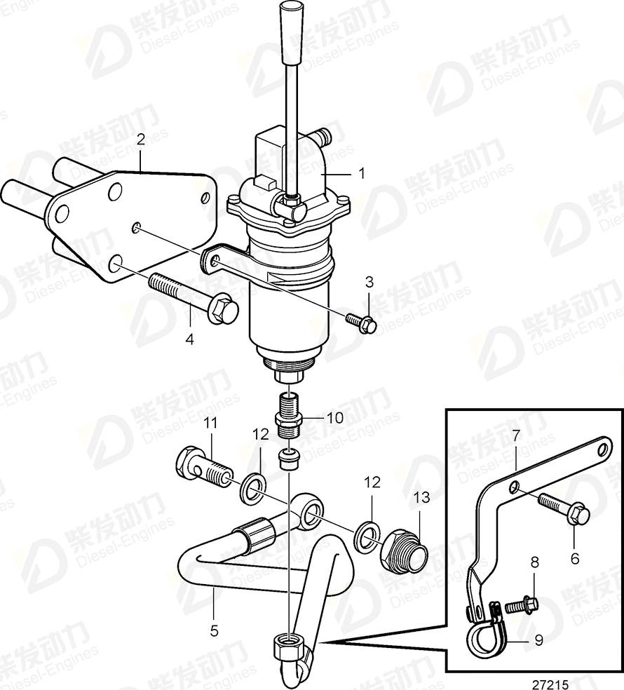 VOLVO Plug 21171958 Drawing